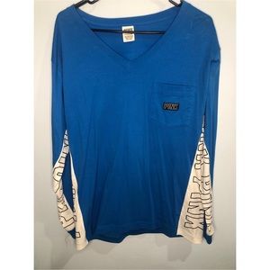 PINK Victoria’s Secret Blue Long Sleeve